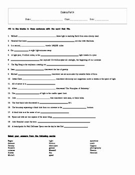 Cosmos Episode 1 Worksheet Answers Lovely 20 Answer Cosmos A Spacetime Odyssey Episode 4 Fill In