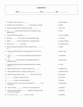 Cosmos Episode 1 Worksheet Answers New 5 Puzzle Cosmos A Spacetime Odyssey Episode 12 Worksheet