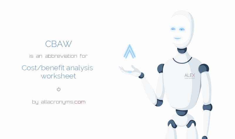 Cost Benefit Analysis Worksheet New Cbaw Cost Benefit Analysis Worksheet