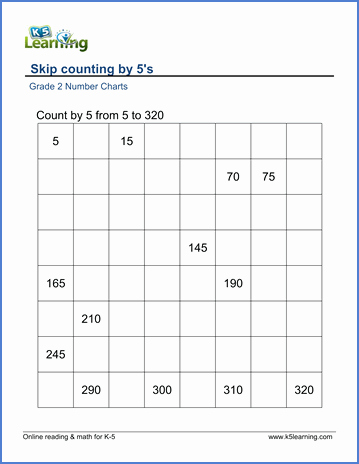 Count by 5s Worksheet Elegant Grade 2 Skip Counting Worksheets Count by 5s