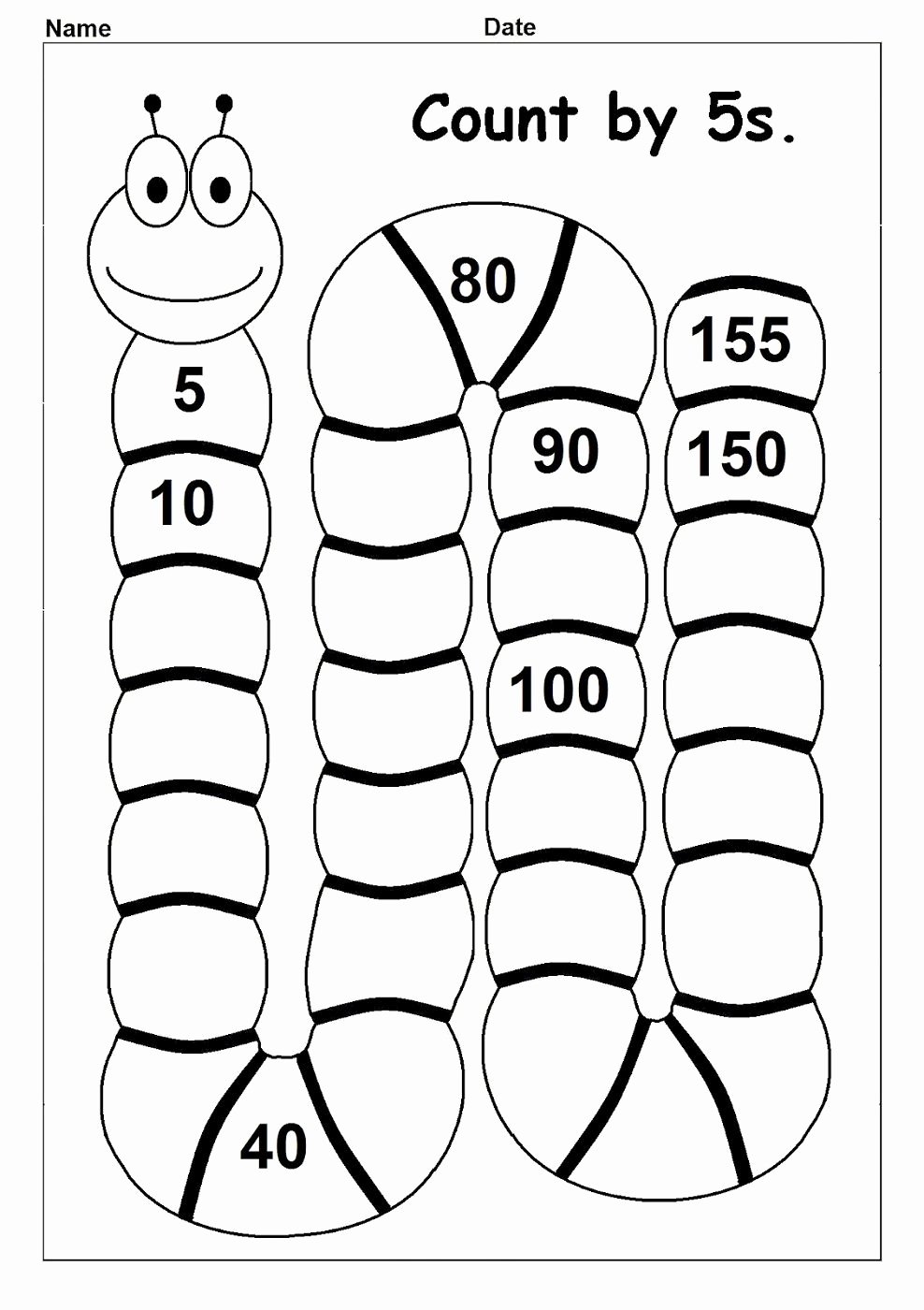 Count by 5s Worksheet Inspirational Skip Count by 5 Worksheet that You Can Save and Print for