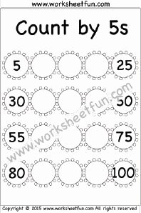 Count by 5s Worksheet Luxury Skip Counting by 5 – Count by 5s – 1 Worksheet