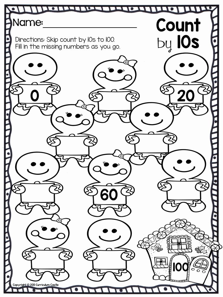 Counting In 10s Worksheet