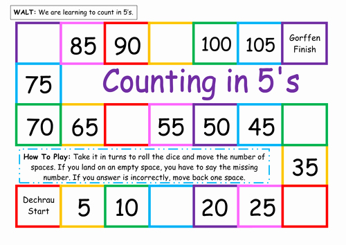 Counting In 5s Worksheet New Counting In 5s by Twinklestar68 Teaching Resources Tes