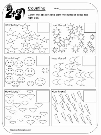 Counting to 20 Worksheet Best Of Count the Objects to 20 Worksheets