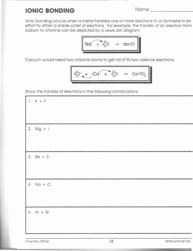 Covalent Bonding Worksheet Answer Key Fresh Covalent Bond Worksheet