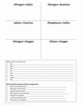 Covalent Bonding Worksheet Answers Unique Covalent Bonding Practice Worksheet by Teacher Erica S