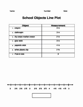 Create A Line Plot Worksheet Best Of Free Measure and Plot Line Plot Worksheet by Sheepy