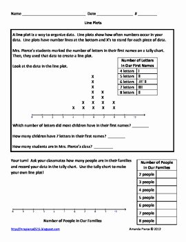 Create A Line Plot Worksheet New Line Plot Worksheets and Activities
