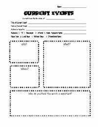 Current events Worksheet Pdf Inspirational Menu Template Category Page 1 Izzness