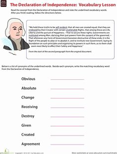 Declaration Of Independence Worksheet Answers Beautiful 1000 Images About Declaration Of Independence On