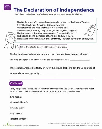 Declaration Of Independence Worksheet Answers Unique 216 Best Images About Ss Us History On Pinterest