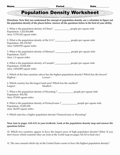 Density Calculations Worksheet Answer Key New Density Worksheet Answers