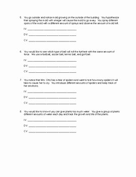 Dependent and Independent Variables Worksheet Best Of Science Variables Worksheet Independent Dependent and