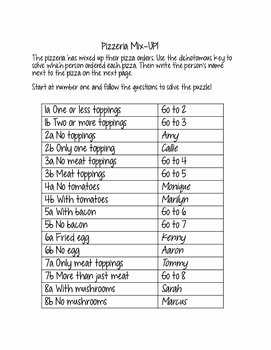 Dichotomous Key Worksheet Pdf Lovely Pizza Dichotomous Key by Adventures In Fifth Grade