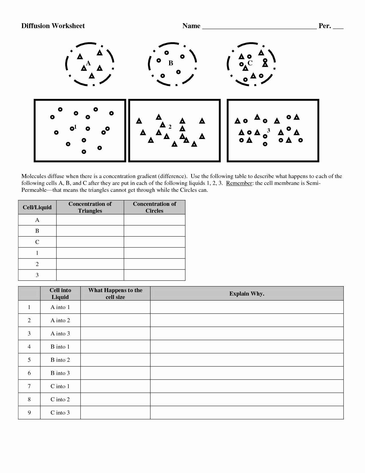 Diffusion and Osmosis Worksheet Answers Awesome 16 Best Of Diffusion Osmosis Active Transport
