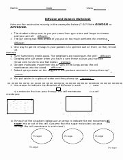 Diffusion and Osmosis Worksheet Best Of Osmosis and Diffusion Ws Lab Name Date Class Diffusion