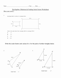 Dilations Worksheet Answer Key Lovely Geometry Chapter 5 Review Problems 2 3 2015