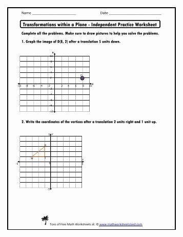 Dilations Worksheet Answer Key Luxury Dilations and Scale Factors Independent Practice Worksheet