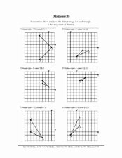 Dilations Worksheet with Answers Fresh Dilations 9th 12th Grade Worksheet