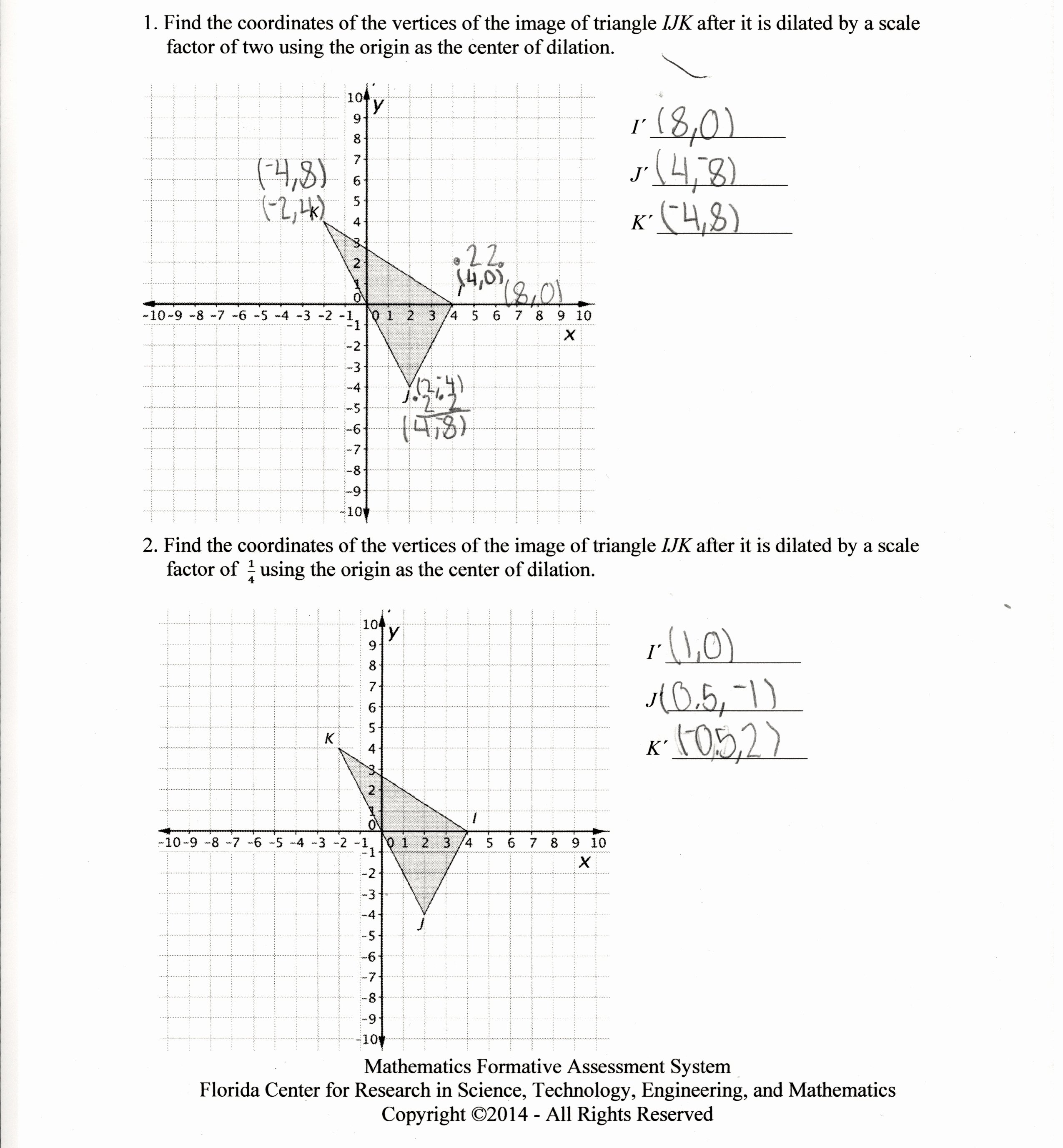 Dilations Worksheet with Answers Inspirational Worksheet Rotations Worksheet 8th Grade Grass Fedjp