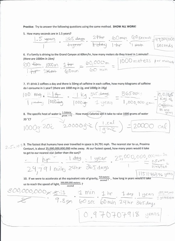 Dimensional Analysis Practice Worksheet Elegant topic 2 1 Dimensional Analysis Worksheet Ivy S Chemistry