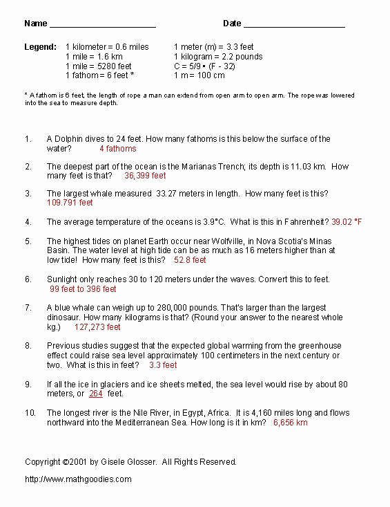 Dimensional Analysis Problems Worksheet Lovely Dimensional Analysis Worksheet Answers