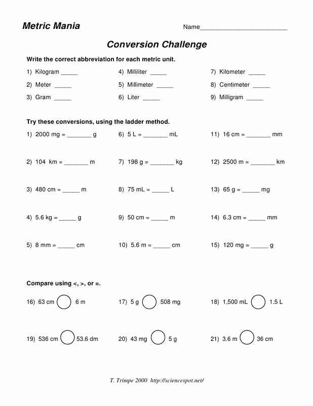 Dimensional Analysis Worksheet and Answers New Dimensional Analysis Worksheet Answers