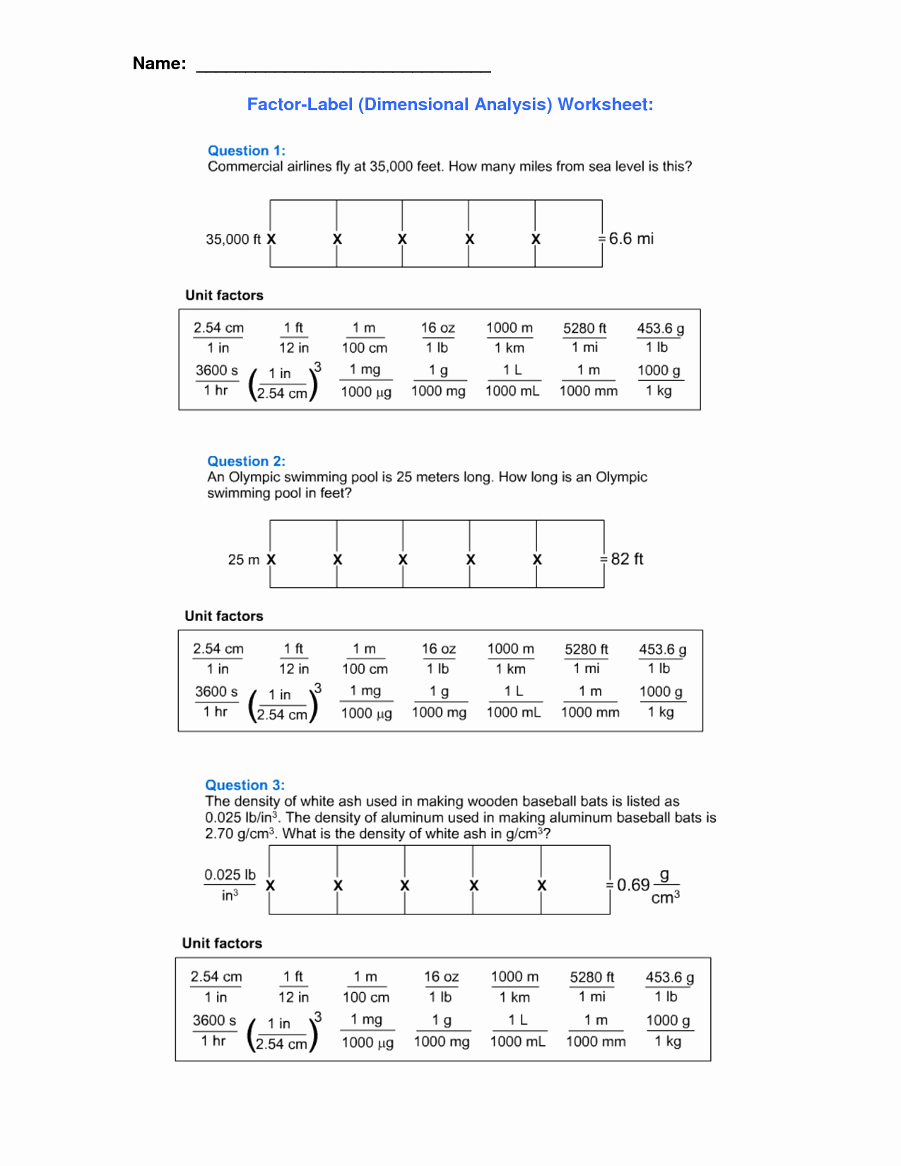 Dimensional Analysis Worksheet Answer Key Awesome 13 Best Of Metric Conversion Problems Worksheet