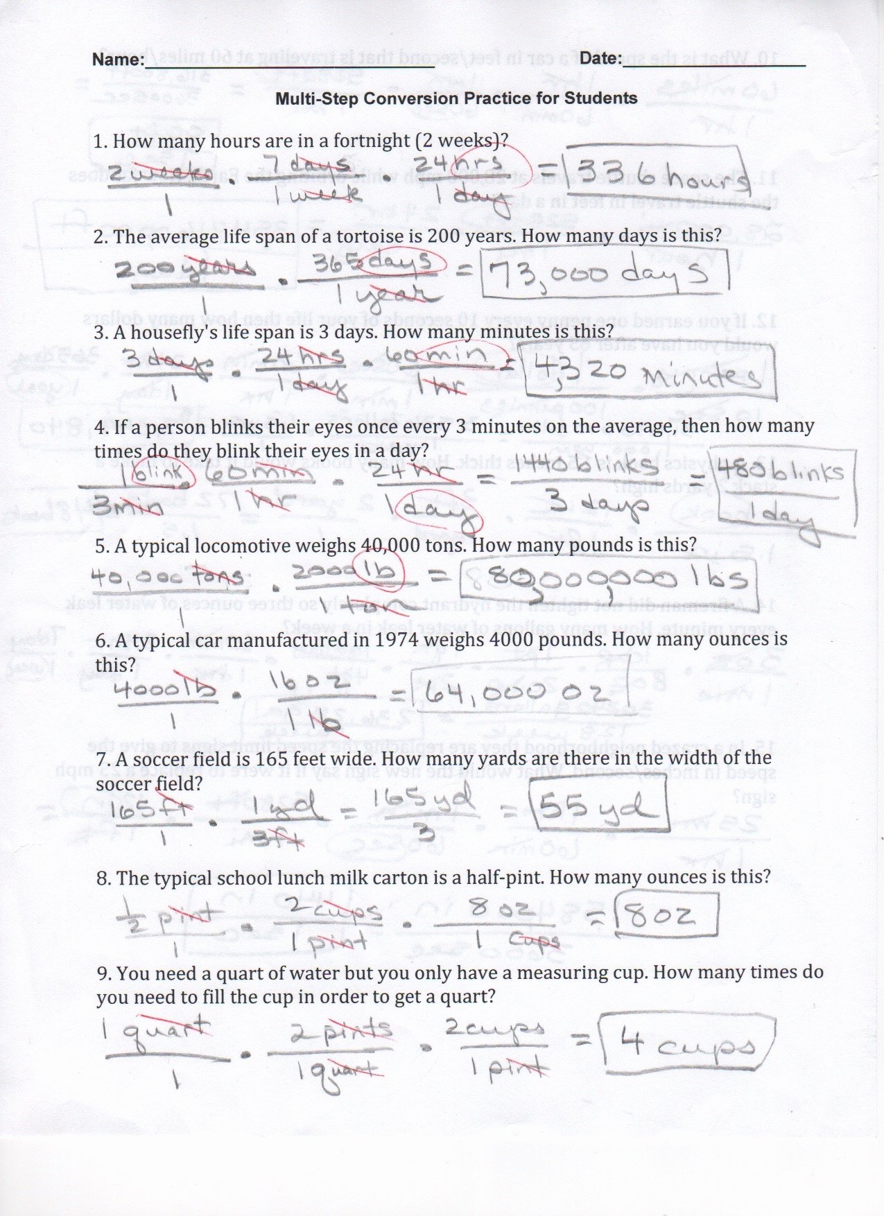 Dimensional Analysis Worksheet Answer Key Elegant Uncategorized Mrs Melody Stout S Math Blog