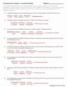 Dimensional Analysis Worksheet Answers Best Of Dimensional Analysis Worksheet — Canyon Physics