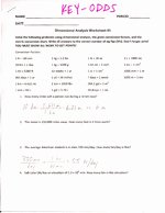 Dimensional Analysis Worksheet Chemistry Awesome Chemistry Unit 1 Worksheet 6 Dimensional Analysis