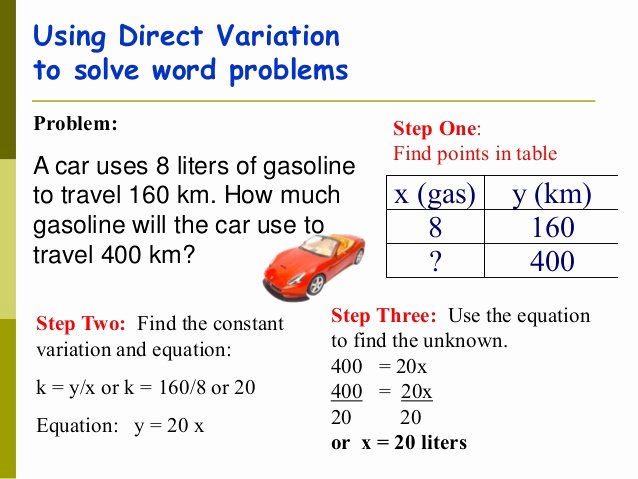 Direct Variation Word Problems Worksheet New Direct Variation Grade9 Module 3 by Mr Joel Garcia