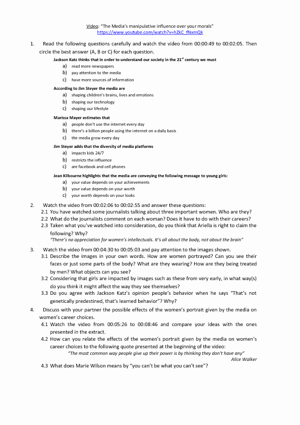 Dirt the Movie Worksheet Unique 56 Free Mass Media Worksheets