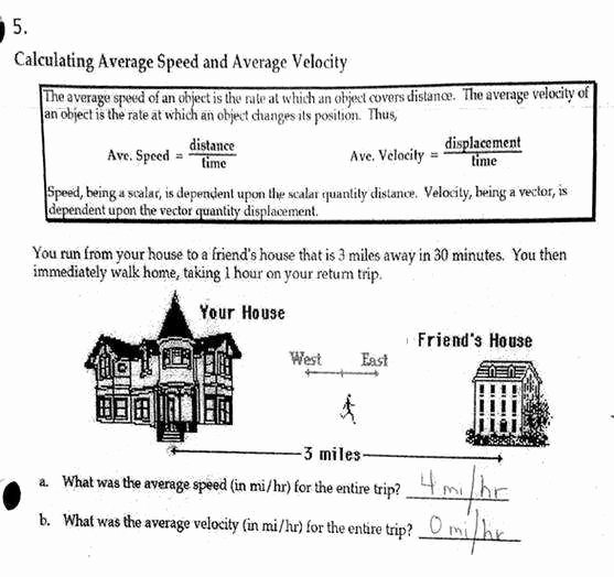Displacement and Velocity Worksheet New Velocity and Acceleration Worksheet
