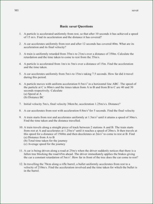 Distance and Displacement Worksheet Answers Lovely Distance and Displacement Worksheet Answers