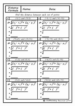 Distance and Midpoint formula Worksheet Fresh Midpoint formula and Distance formula Directed Math