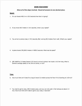 Distance formula Word Problems Worksheet Awesome Worksheet Distance Speed Time Word Problems Part 1 by