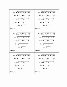 Distance formula Worksheet Geometry Best Of Pythagorean theorem Distance formula Template by Active