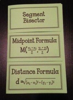 Distance formula Worksheet Geometry Unique Segment Bisector Midpoint formula and Distance formula