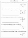 Distance formula Worksheet with Answers Unique Distance formula Worksheets