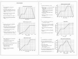 Distance Time Graph Worksheet Elegant Reading Scales and Interpreting Distance Time Graphs