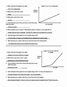 Distance Time Graph Worksheet New Graphing Interpreting Distance Vs Time Graphs by Alex