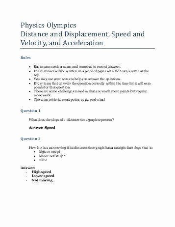Distance Vs Displacement Worksheet Luxury Distance and Displacement Worksheet