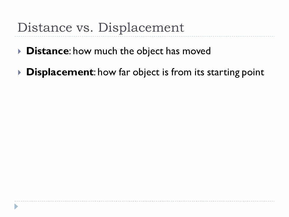 Distance Vs Displacement Worksheet Luxury Distance and Displacement Worksheet