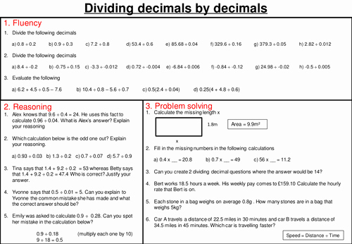 Dividing Decimals Word Problems Worksheet Beautiful Dividing Decimals Mastery Worksheet by Joybooth