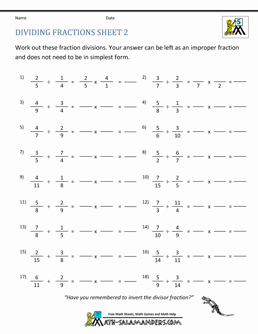 Dividing Fractions Word Problems Worksheet Awesome Dividing Fractions with whole Numbers Word Problems