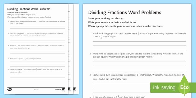 Dividing Fractions Word Problems Worksheet Elegant Dividing Fractions Word Problems Worksheet Worksheet