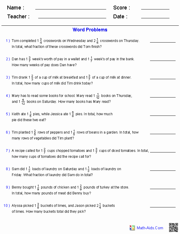 Dividing Fractions Word Problems Worksheet Elegant Word Problems Worksheets