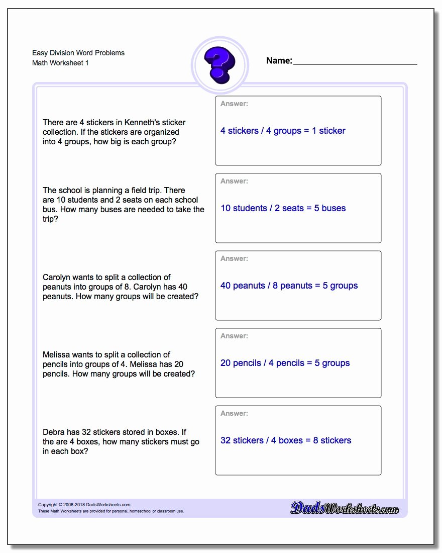 Dividing Fractions Word Problems Worksheet Lovely Division Word Problems